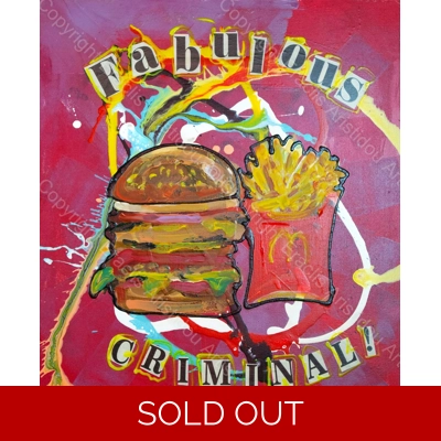 SOLD Pop-Art Big Mc Comic 194